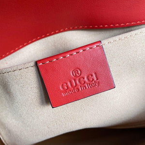 Gucci 446744 GG Marmont Matelass¨¦ Mini Bag Red - luxibagsmall
