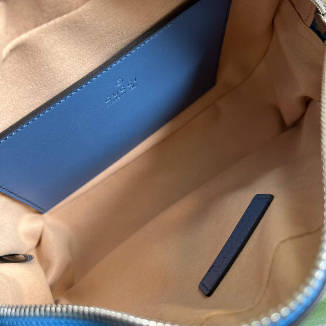 Gucci 447632 GG Marmont Matelass¨¦ Shoulder Bag Blue
