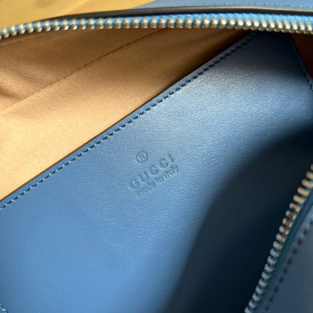 Gucci 447632 GG Marmont Matelass¨¦ Shoulder Bag Blue