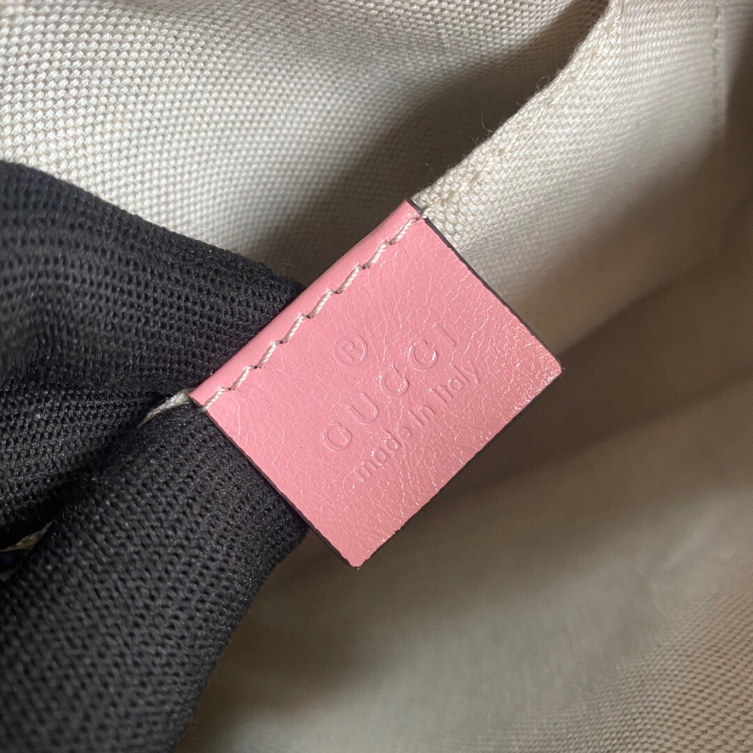 Gucci 447632 GG Marmont Small Shoulder Bag Red pink - Default Title - View 9