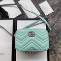 Gucci 448065 GG Marmont Matelass¨¦ Mini Bag Light Green - luxibagsmall