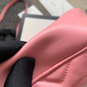 Gucci 448065 GG Marmont Matelass¨¦ Mini Bag Pink - luxibagsmall