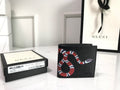 Gucci 451268 Kingsnake Print GG Supreme Wallet Black