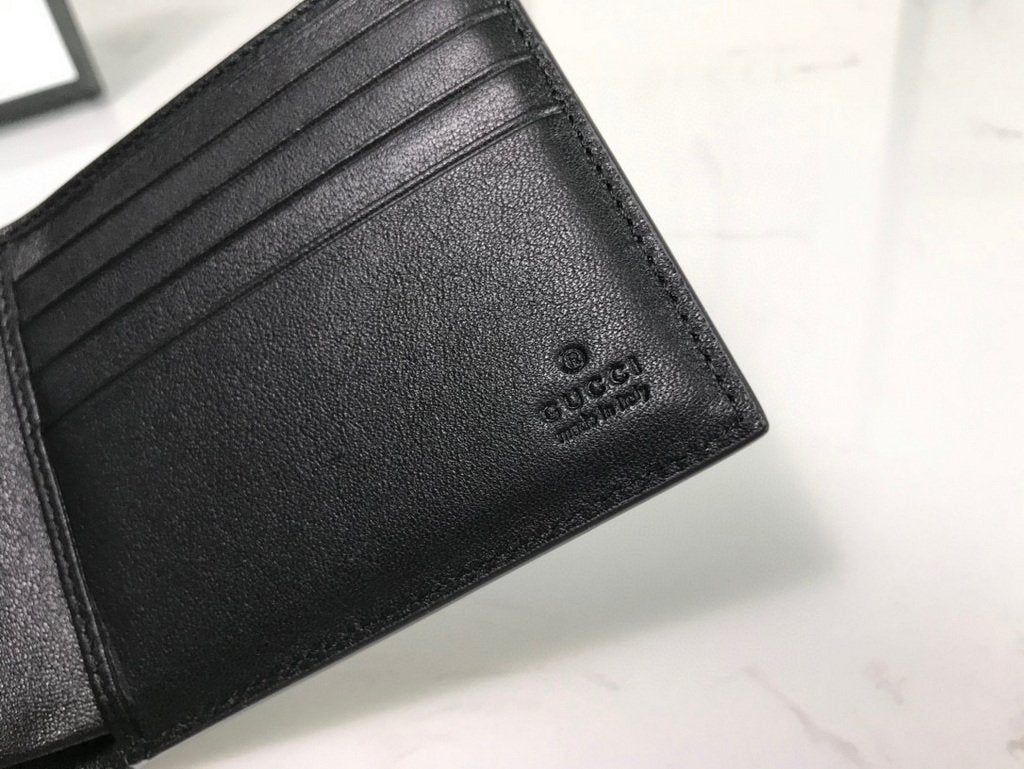 Gucci 451268 Tiger Print GG Supreme Wallet Brown