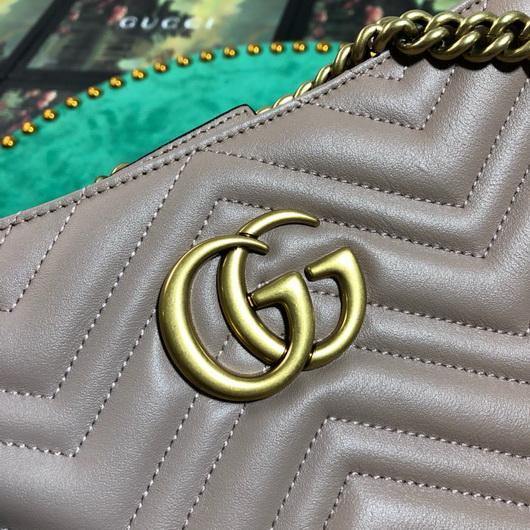 Gucci 453569 GG Marmont Matelass¨¦ Shoulder Bag Light Pink - luxibagsmall