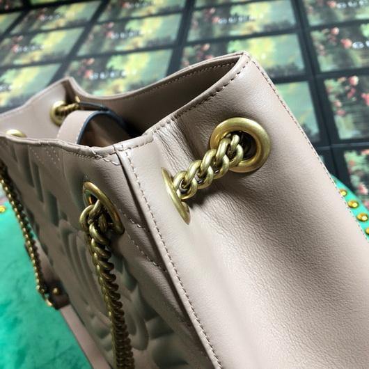 Gucci 453569 GG Marmont Matelass¨¦ Shoulder Bag Light Pink - luxibagsmall