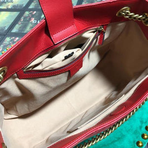 Gucci 453569 GG Marmont Matelass¨¦ Shoulder Bag Red - luxibagsmall