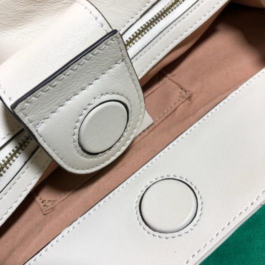 Gucci 453569 GG Marmont Matelass¨¦ Shoulder Bag White - luxibagsmall