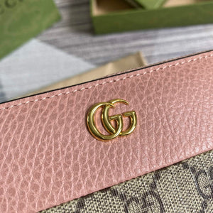Gucci 456117 GG Marmont Zip Around Wallet Pink - Default Title - View 5