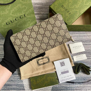 Gucci 456117 GG Marmont Zip Around Wallet White - Default Title - View 2