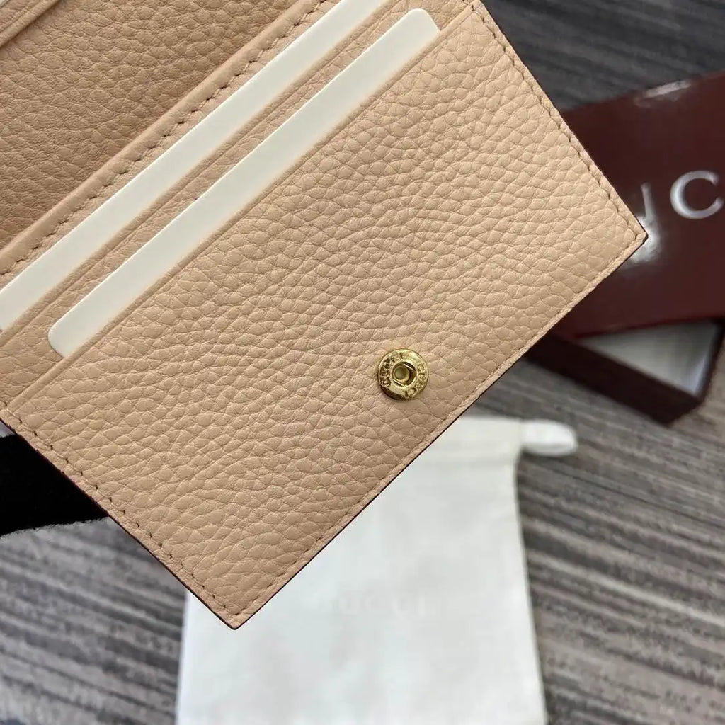 Gucci 456126  Bi-color GG Marmont small wallet Wind Red