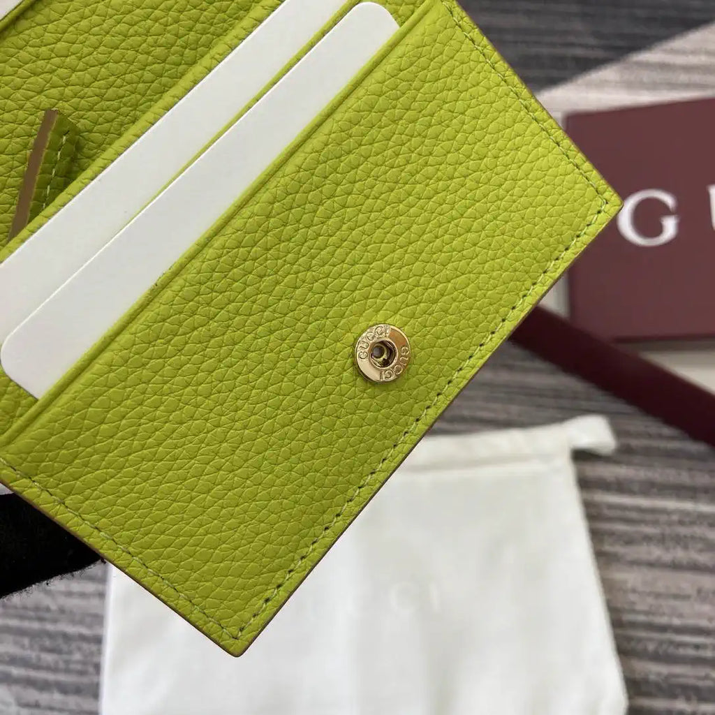 Gucci 456126  Bi-color GG Marmont small wallet Apricot