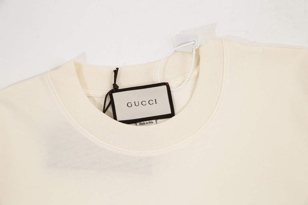 Gucci 457095 Logo print cotton jersey Men Women's T-shirt G38720