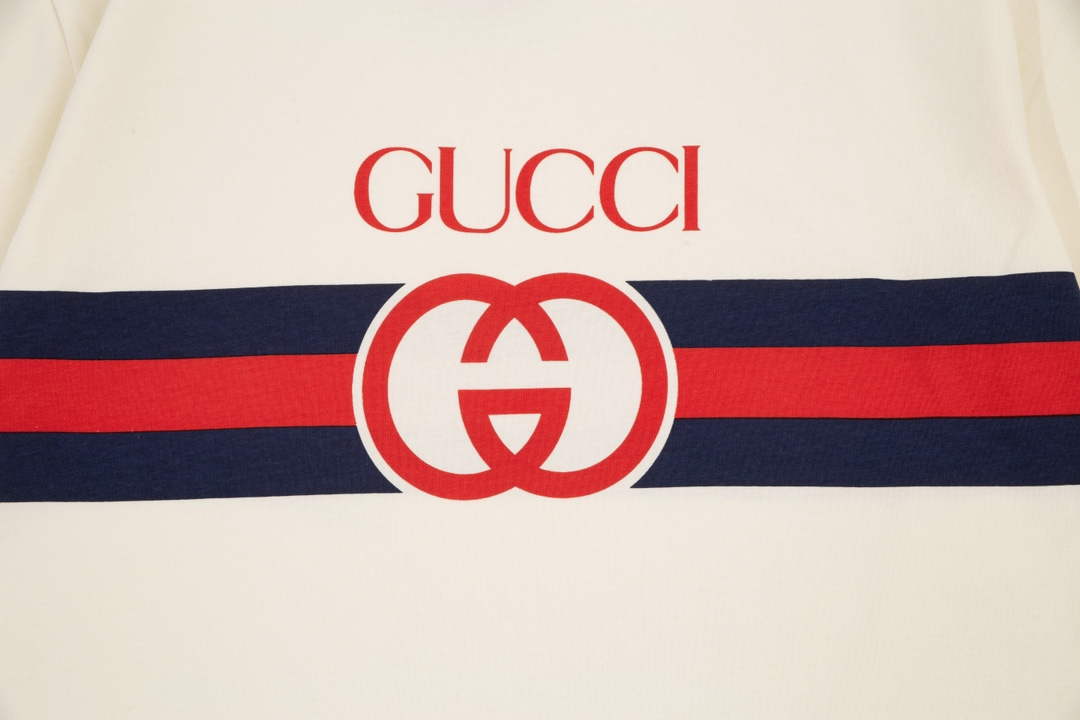 Gucci 457095 Logo print cotton jersey Men Women's T-shirt G38720