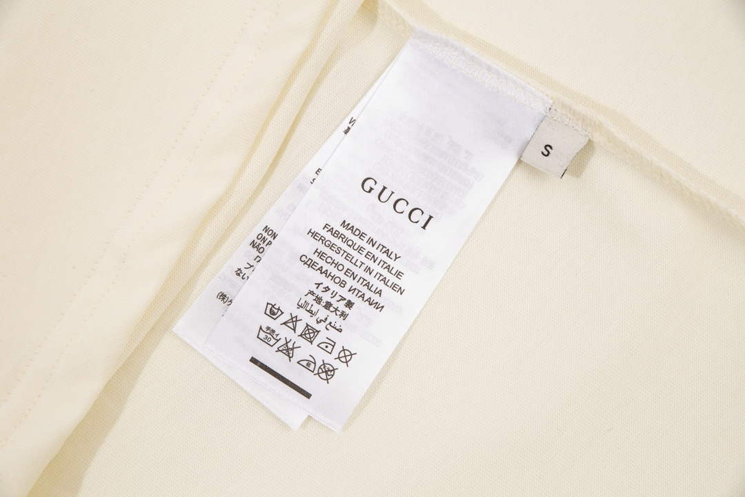 Gucci 457095 Logo print cotton jersey Men Women's T-shirt G38688