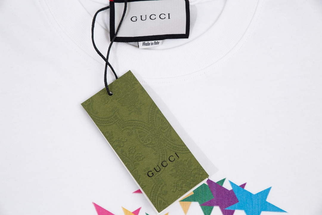 Gucci 457095 Logo print cotton jersey Men Women's T-shirt G38690