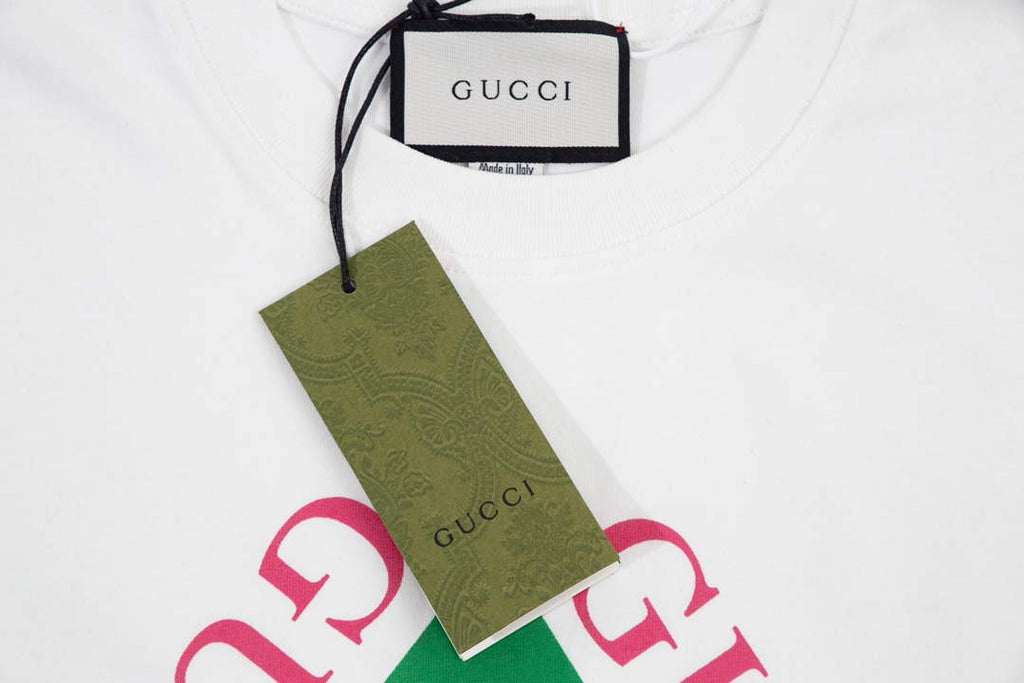 Gucci 457095 Logo print cotton jersey Men Women's T-shirt G38704