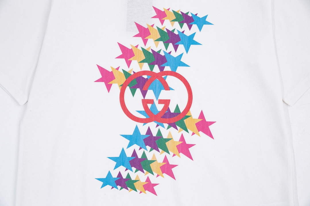 Gucci 457095 Logo print cotton jersey Men Women's T-shirt G38690