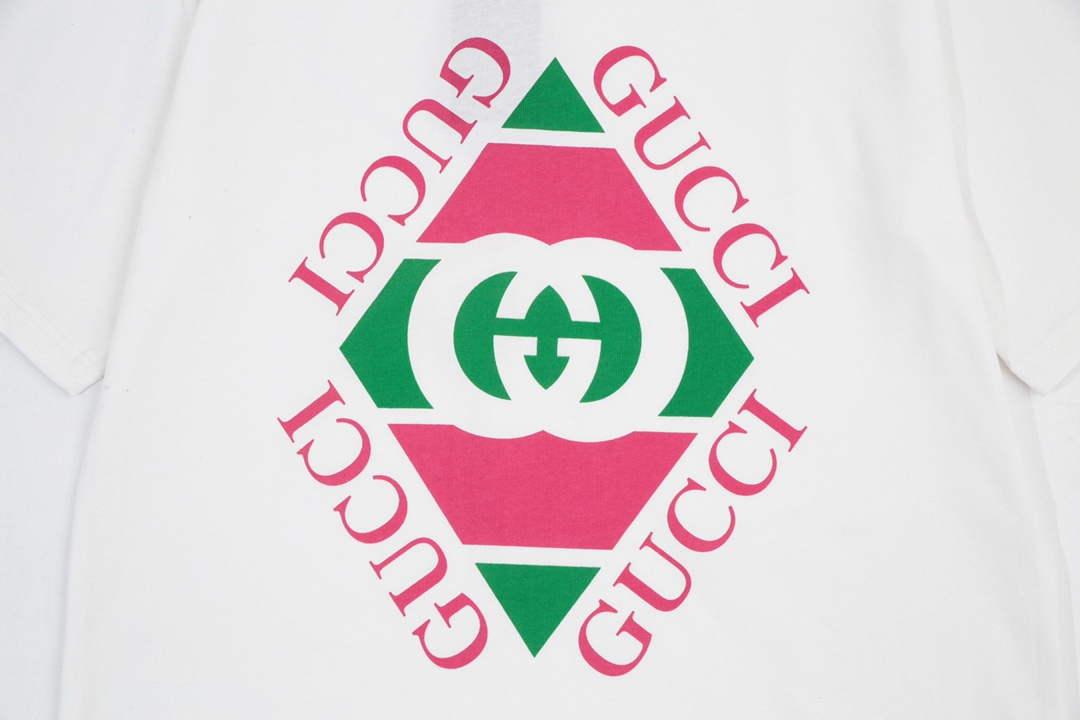 Gucci 457095 Logo print cotton jersey Men Women's T-shirt G38704