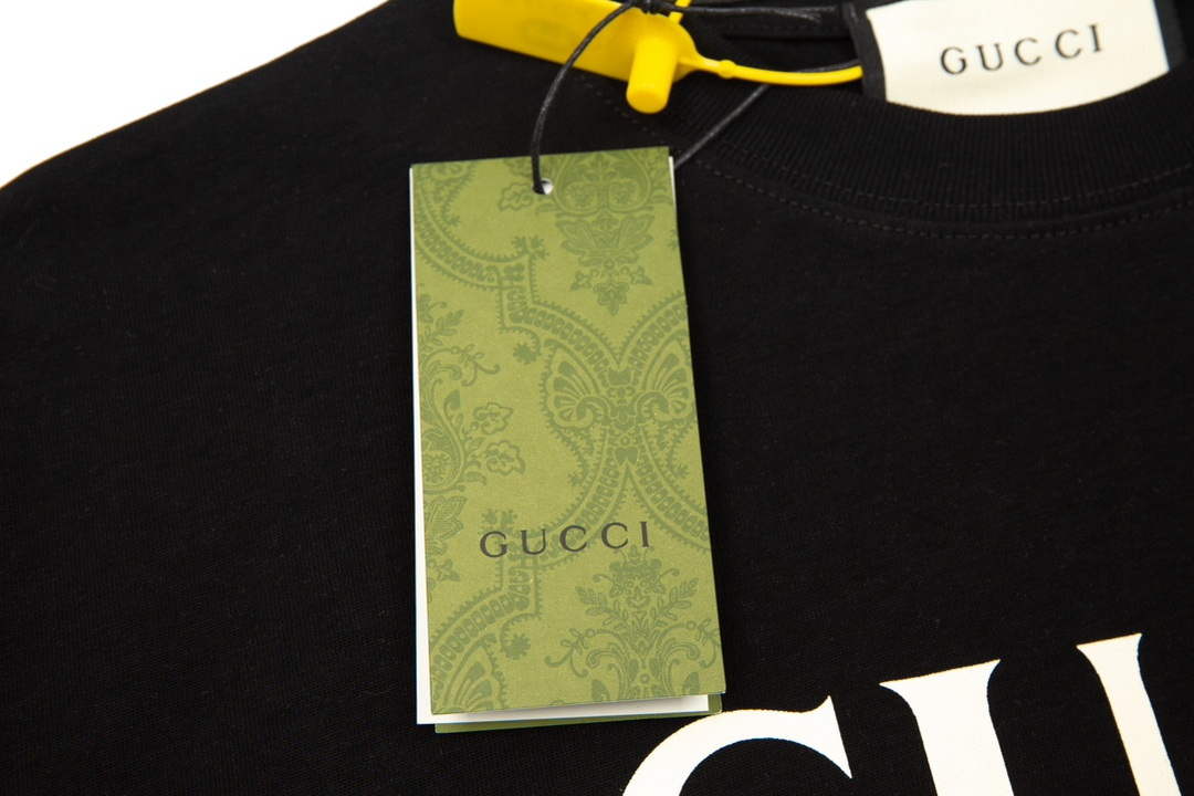 Gucci 457095 Logo print cotton jersey Men Women's T-shirt G38705