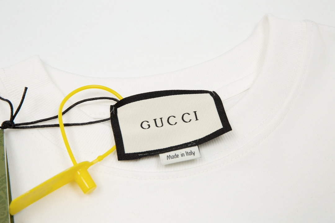 Gucci 457095 Logo print cotton jersey Men Women's T-shirt G38706
