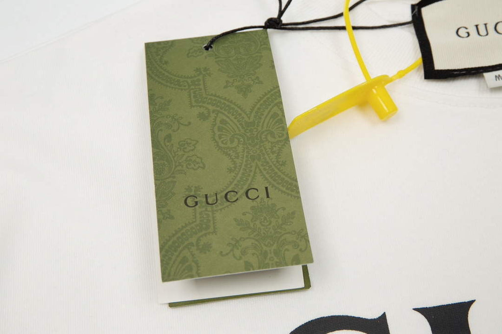 Gucci 457095 Logo print cotton jersey Men Women's T-shirt G38706