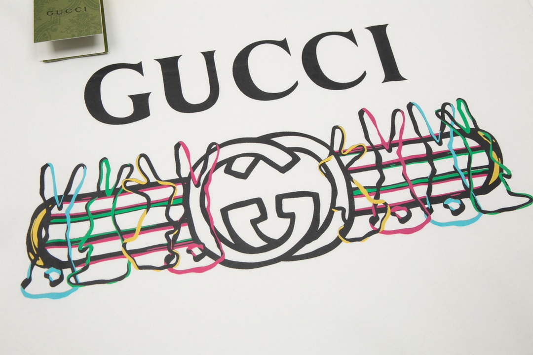 Gucci 457095 Logo print cotton jersey Men Women's T-shirt G38706