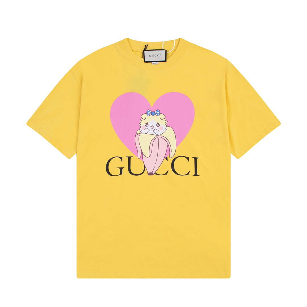 Gucci 457095 Logo print cotton jersey Men Women's T-shirt G38707