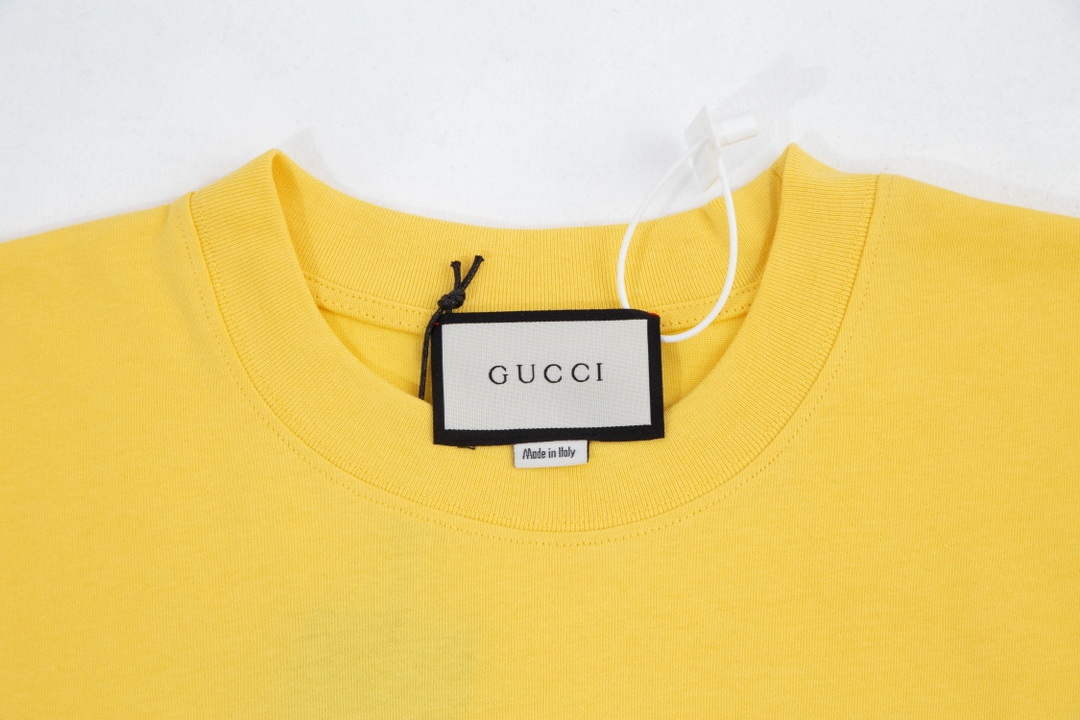 Gucci 457095 Logo print cotton jersey Men Women's T-shirt G38707