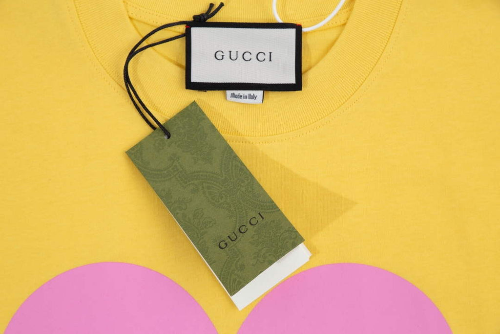 Gucci 457095 Logo print cotton jersey Men Women's T-shirt G38707