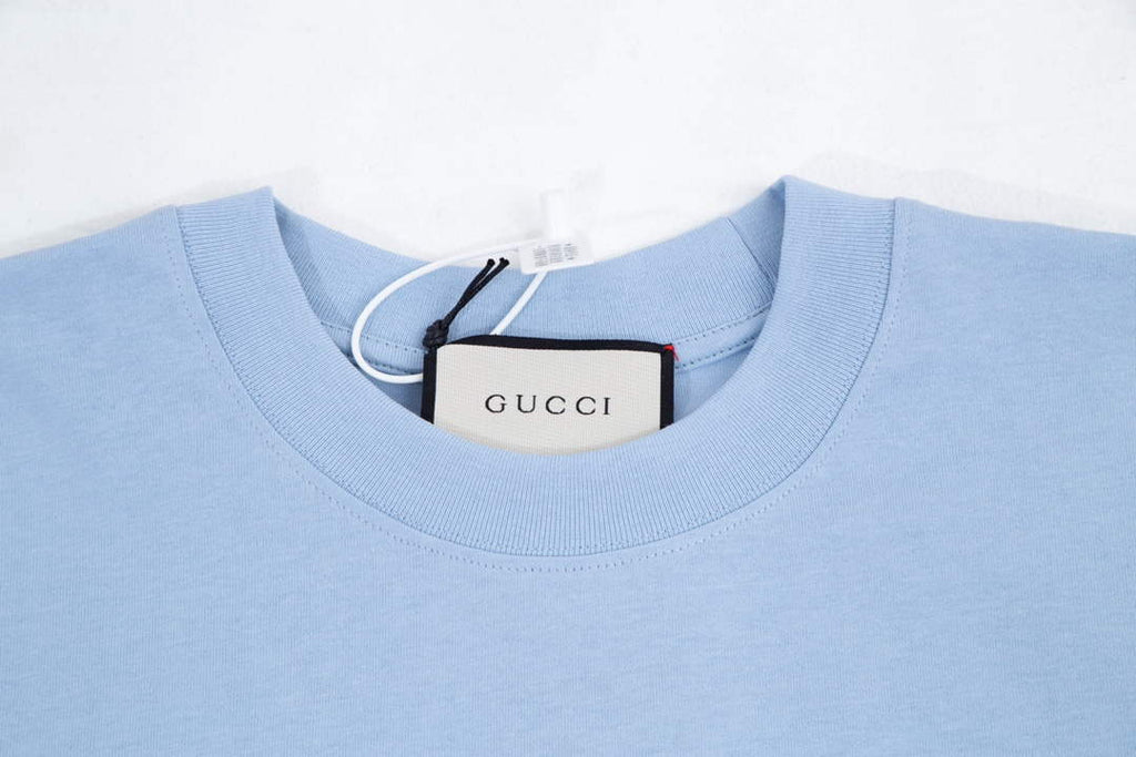 Gucci 457095 Logo print cotton jersey Men Women's T-shirt G38708
