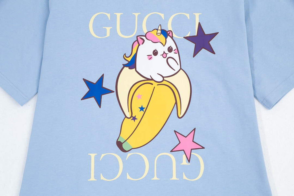 Gucci 457095 Logo print cotton jersey Men Women's T-shirt G38708