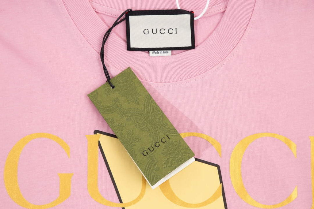 Gucci 457095 Logo print cotton jersey Men Women's T-shirt G38709