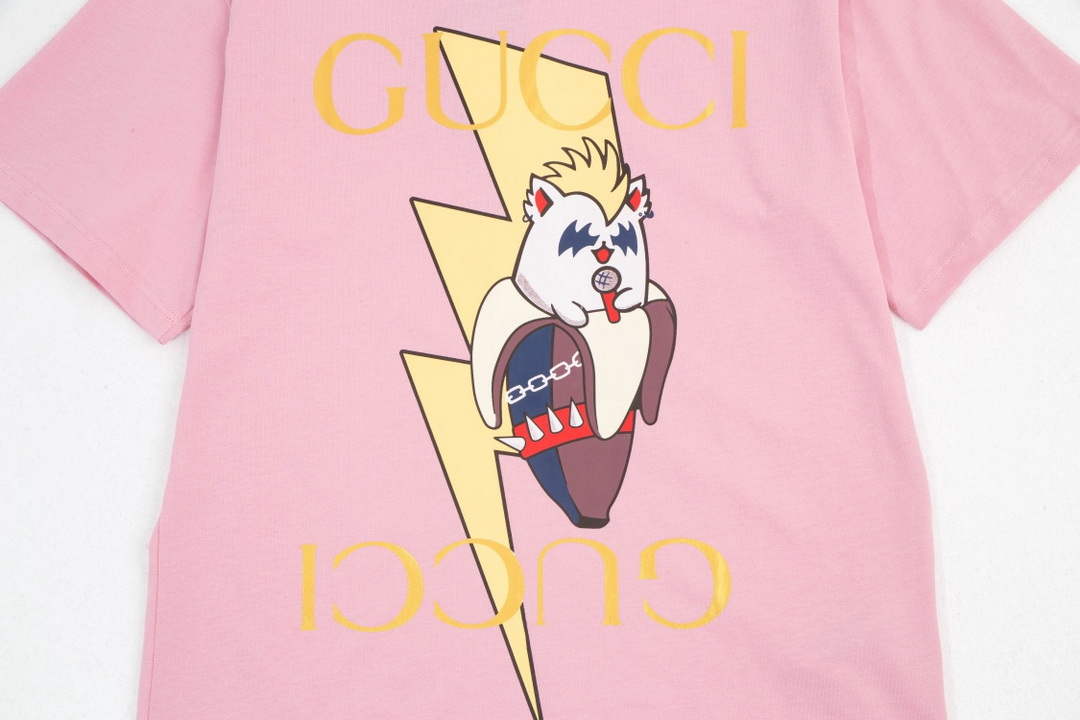 Gucci 457095 Logo print cotton jersey Men Women's T-shirt G38709