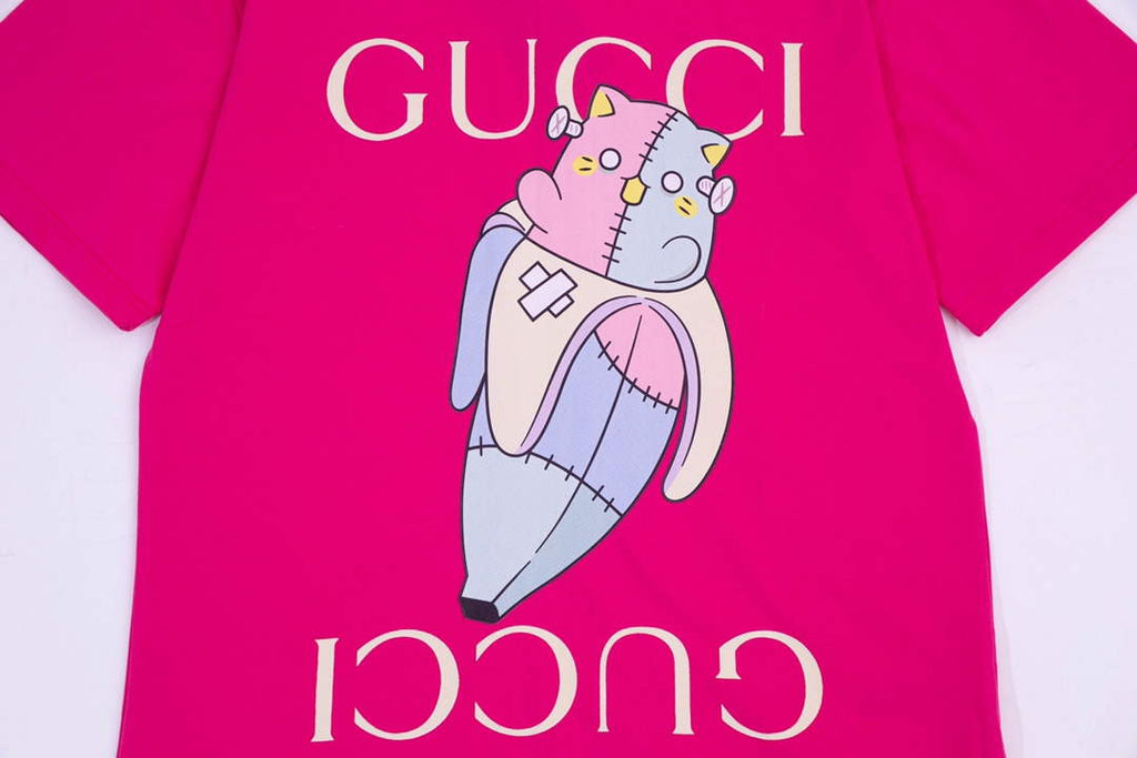 Gucci 457095 Logo print cotton jersey Men Women's T-shirt G38711