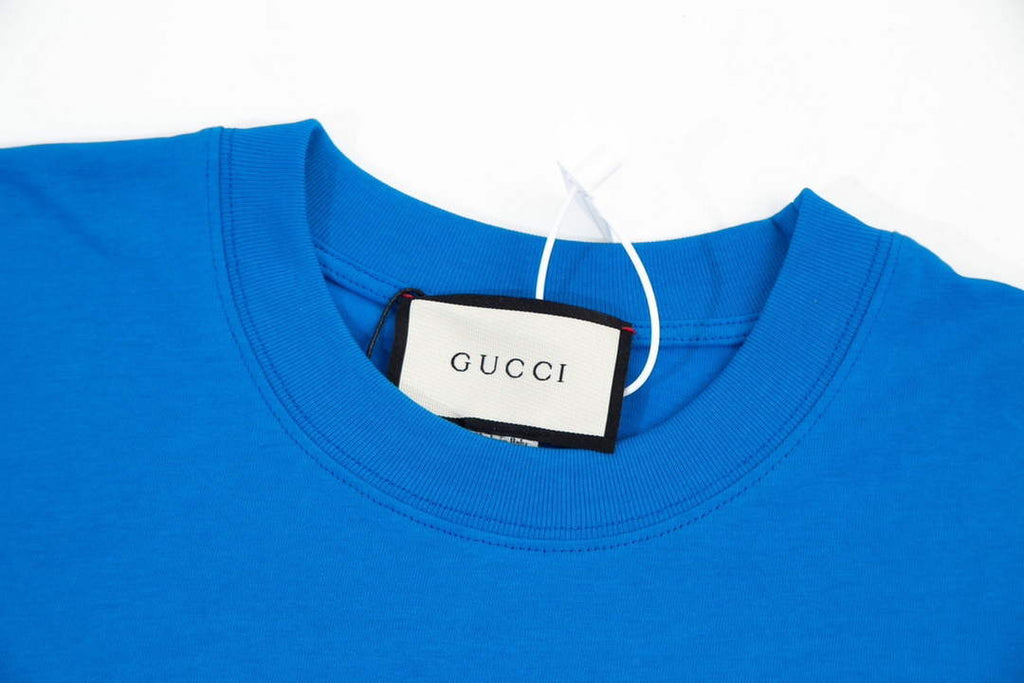 Gucci 457095 Logo print cotton jersey Men Women's T-shirt G38691