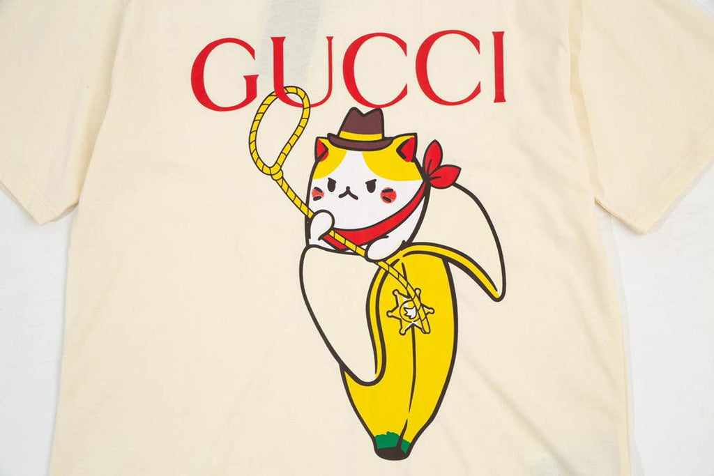 Gucci 457095 Logo print cotton jersey Men Women's T-shirt G38712