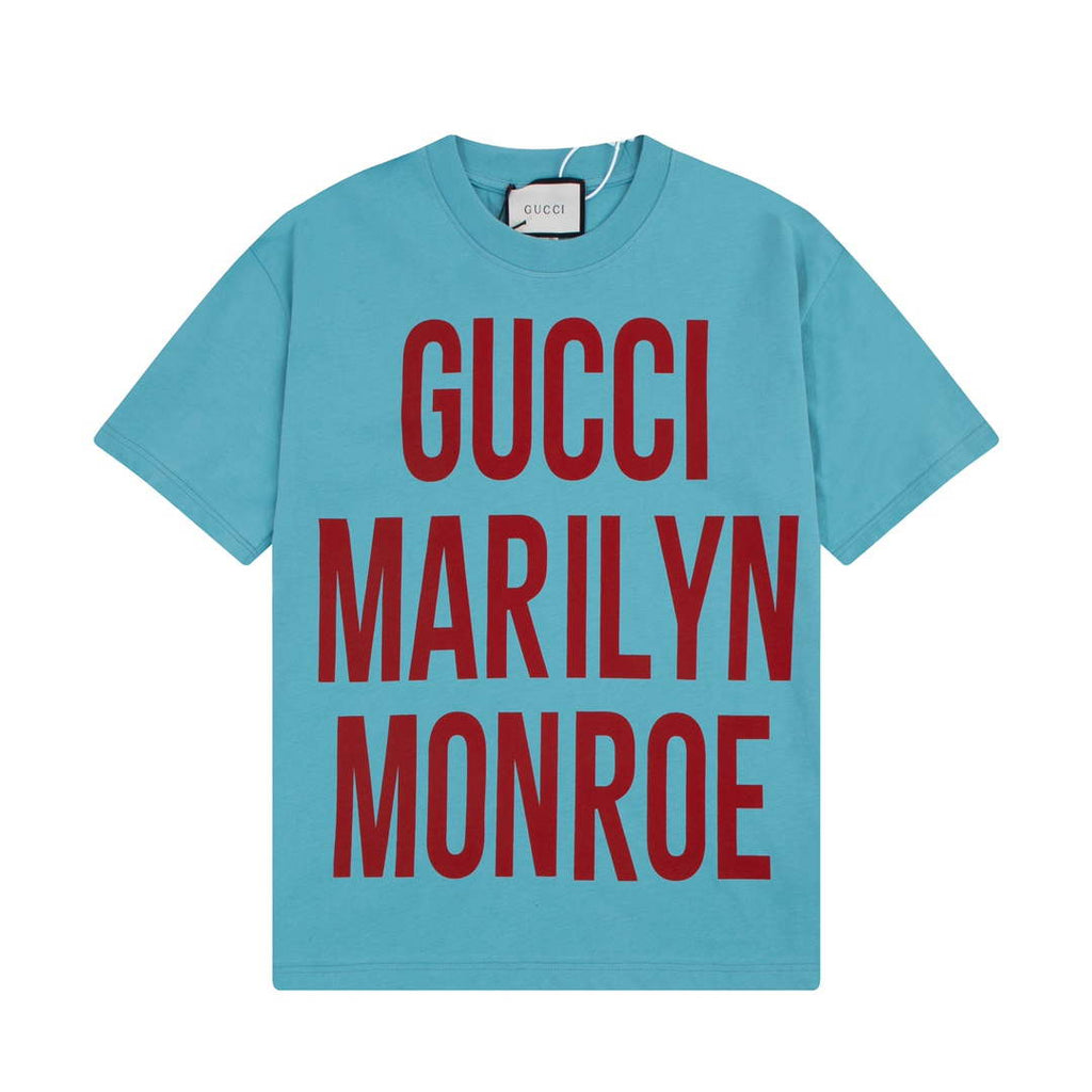 Gucci 457095 Logo print cotton jersey Men Women's T-shirt G38713