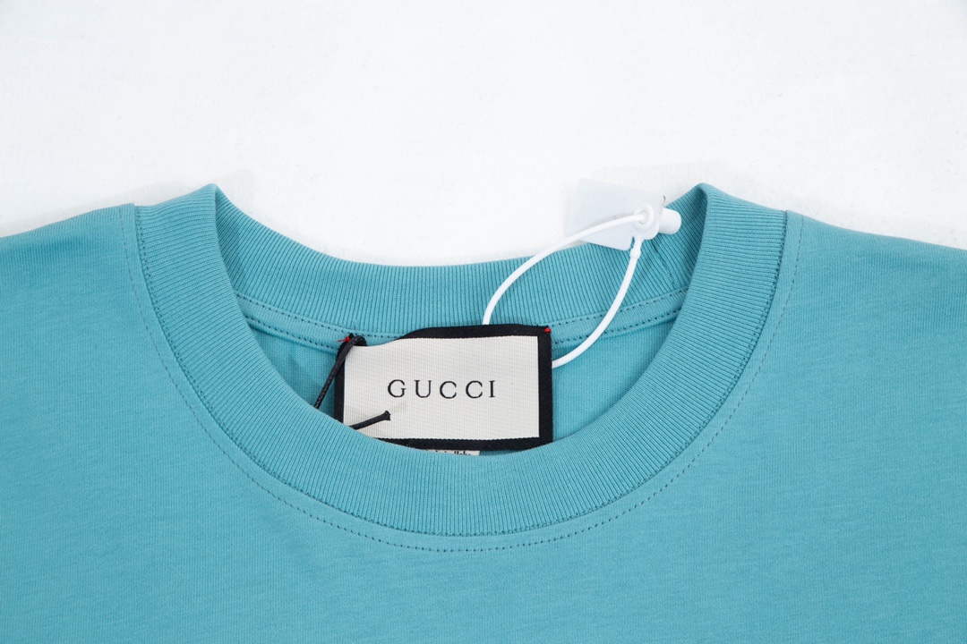 Gucci 457095 Logo print cotton jersey Men Women's T-shirt G38713