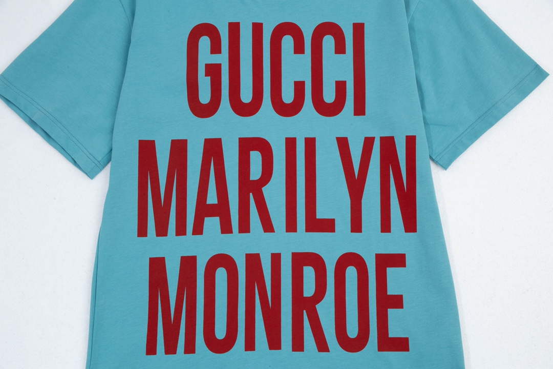 Gucci 457095 Logo print cotton jersey Men Women's T-shirt G38713