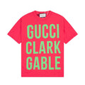 Gucci 457095 Logo print cotton jersey Men Women's T-shirt G38714
