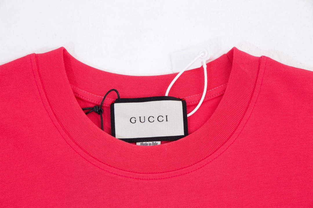 Gucci 457095 Logo print cotton jersey Men Women's T-shirt G38714