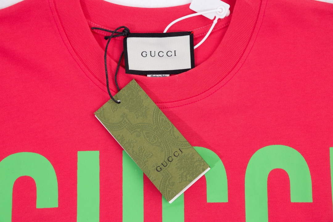 Gucci 457095 Logo print cotton jersey Men Women's T-shirt G38714