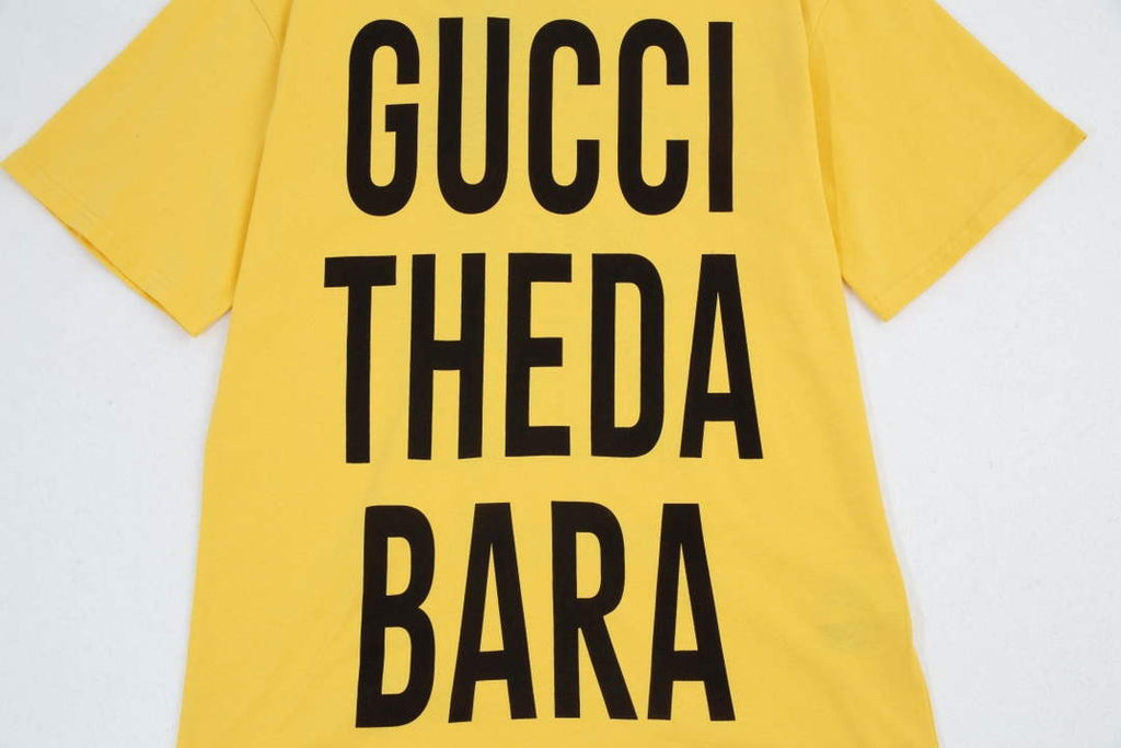 Gucci 457095 Logo print cotton jersey Men Women's T-shirt G38715