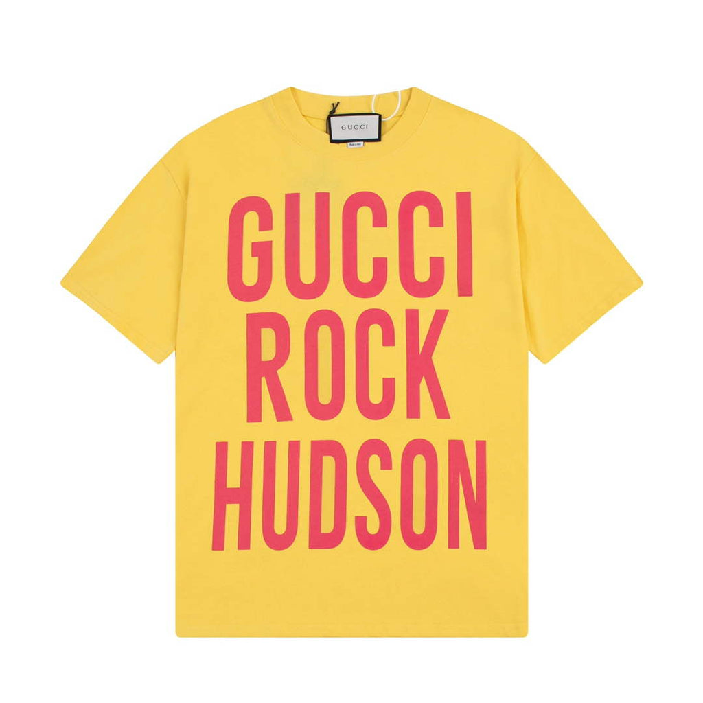 Gucci 457095 Logo print cotton jersey Men Women's T-shirt G38716