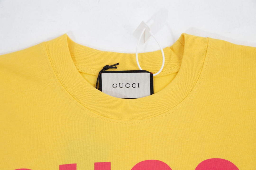 Gucci 457095 Logo print cotton jersey Men Women's T-shirt G38716