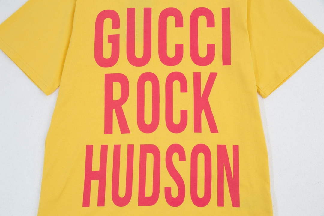 Gucci 457095 Logo print cotton jersey Men Women's T-shirt G38716