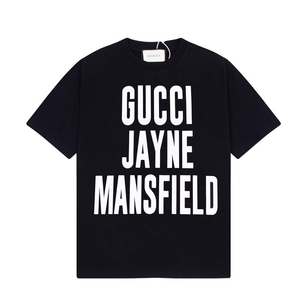 Gucci 457095 Logo print cotton jersey Men Women's T-shirt G38717