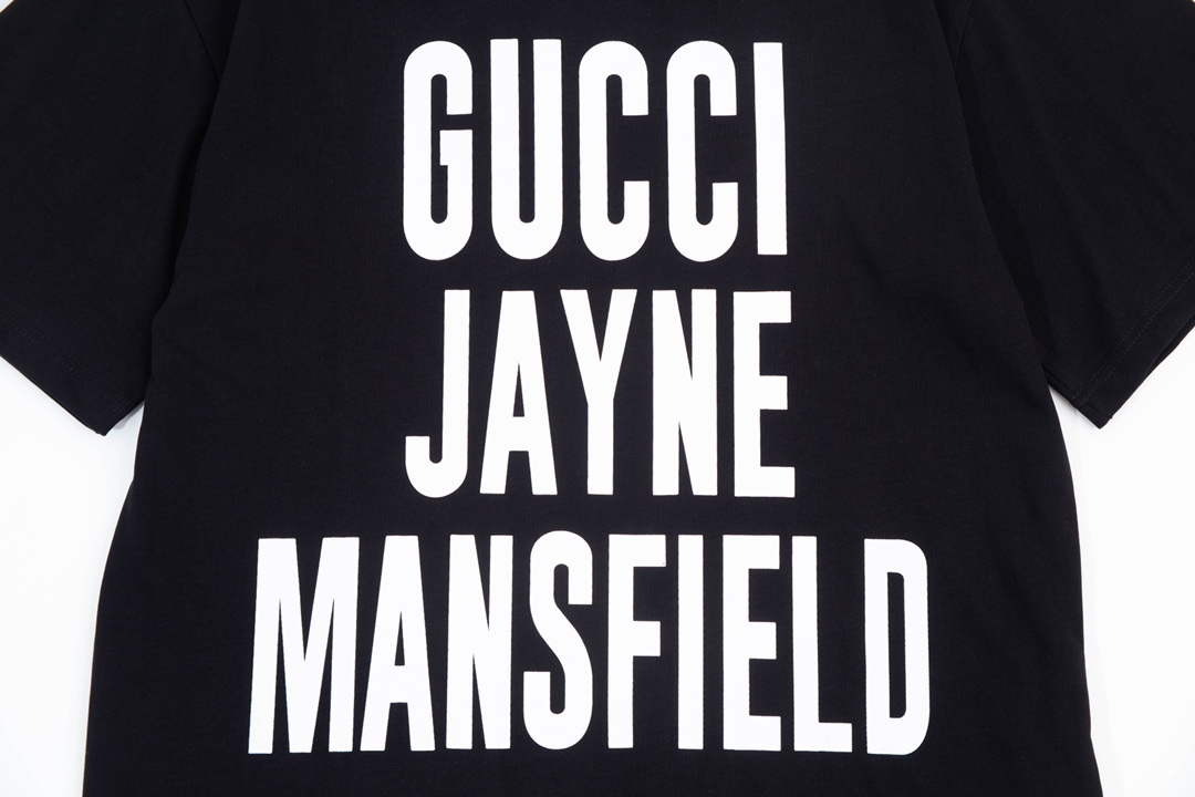 Gucci 457095 Logo print cotton jersey Men Women's T-shirt G38717