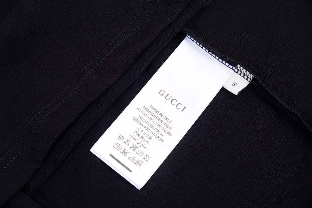 Gucci 457095 Logo print cotton jersey Men Women's T-shirt G38717